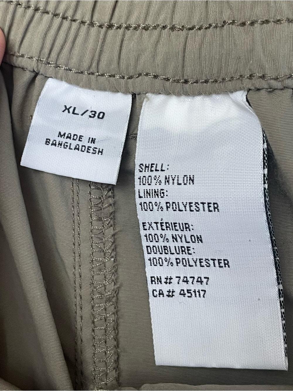 Lot of 2 Bass Pro Shops World Wide Sportsman Convertible Pants Men's XL Khaki - Picture 13 of 16